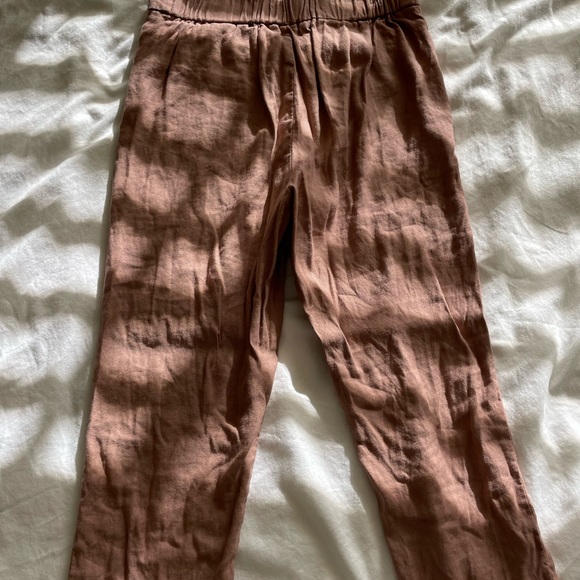 Babaton Linen pants- small salmon colour - Picture 3 of 4